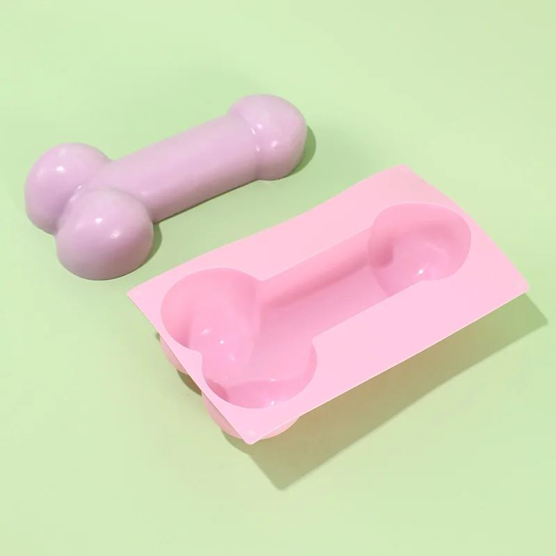 3D Penis Shaped Cake Mold Food-Grade Silicone Fondant Soap Fungus Party Spoof Supplies Baking Molds Cake Tool Silicone Mould