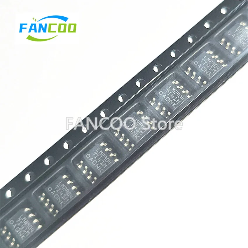 

1000pcs LM2904DR SOIC-8 NEW Original SOP-8 LM2904 TI 2904 20nA 700kHz 40mA -40℃~+125℃