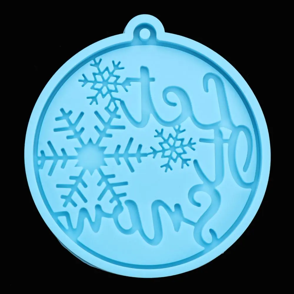 Pendant Cake Tools Candy Chocolate Silicone Moulds Jewelry Making Tool Keychain Molds Christmas Ball Mold