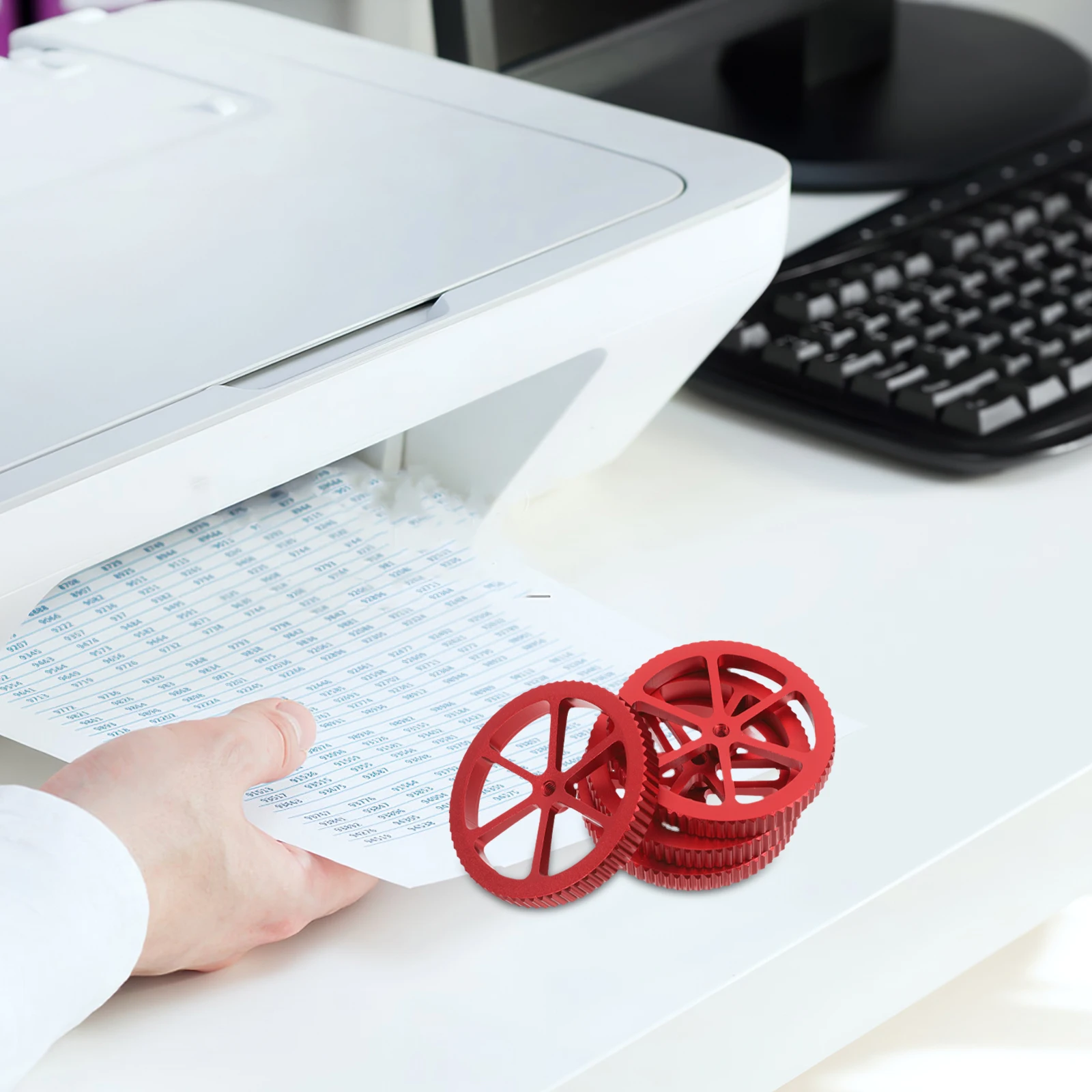 

1Set Printer Parts Hand Twist Leveling Nut Replacement Precise Adjustment Hot Bed Compression Spring for 3D Printer Accessory