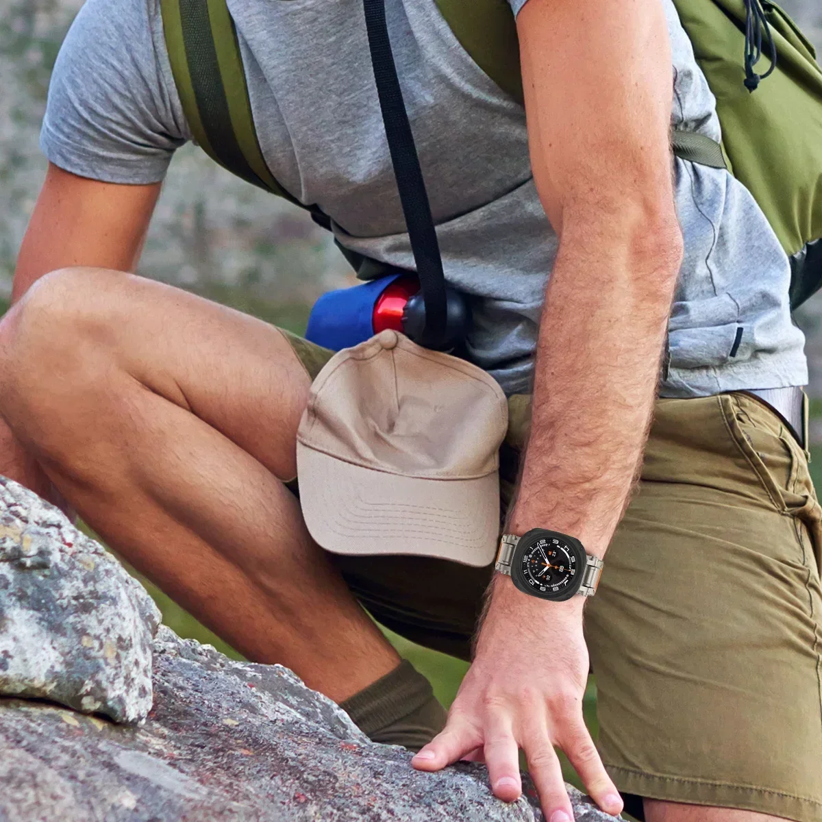 Чехол + ремешок для Samsung Galaxy Watch 7, ультрамягкий силиконовый чехол из ТПУ без зазоров, металлический чехол для Samsung Galaxy Watch 7 Ultra, браслет