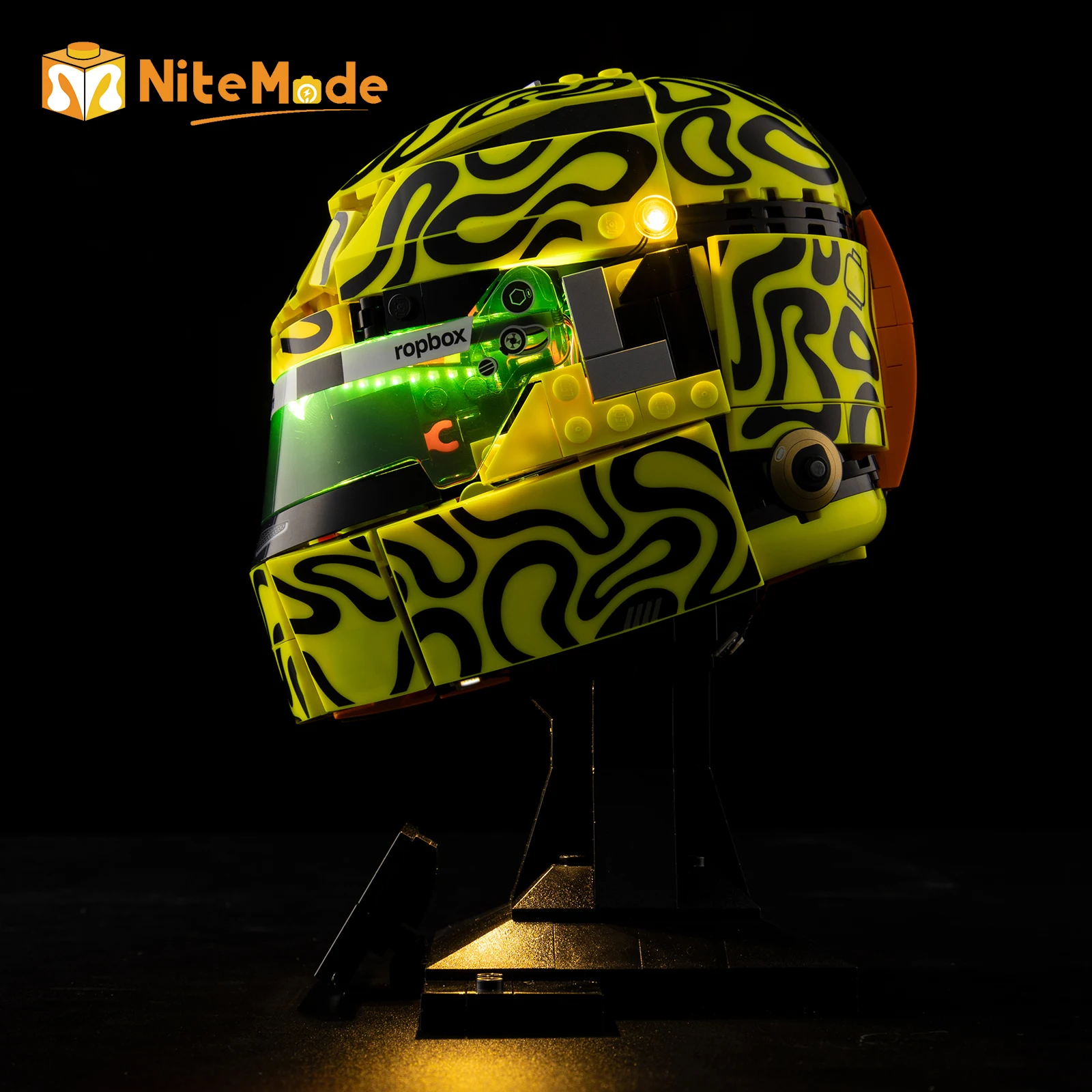 Комплект светодиодной подсветки EASYLITE для конструкторов LEGO McLaren Mastercard F1 Team Lando Norris Helme 43014 43017 43022 43023
