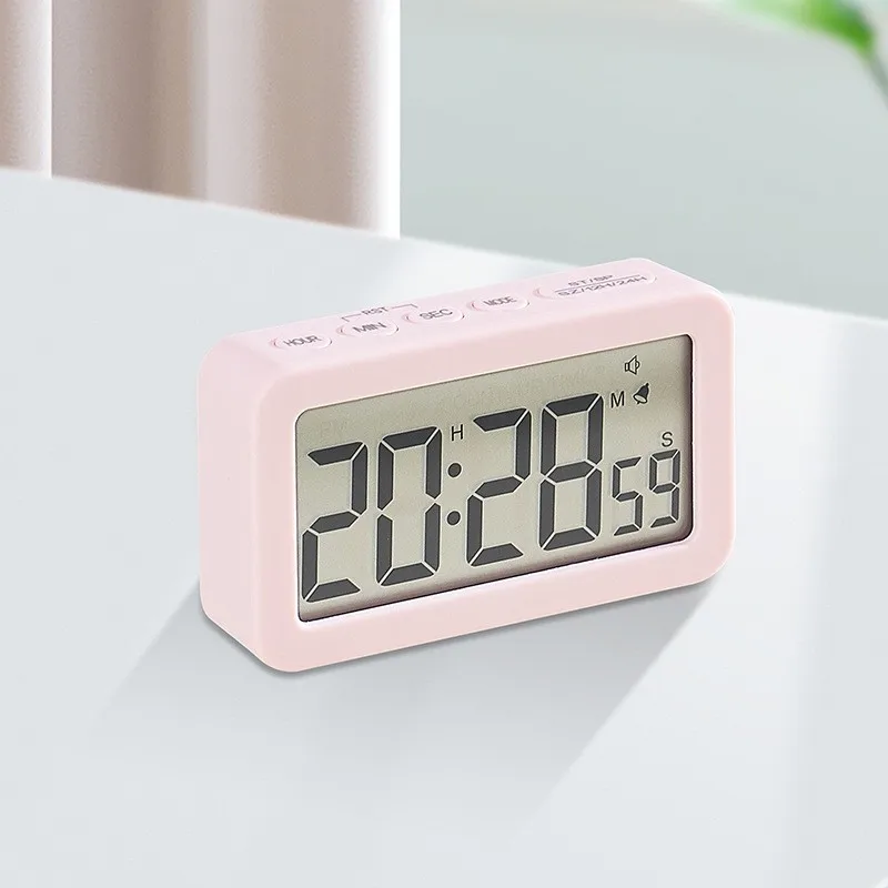 Electronic Digital Clock Table Clocks Desktop Small Alarm Clock For Children And Students Multifunctional Watch Timer