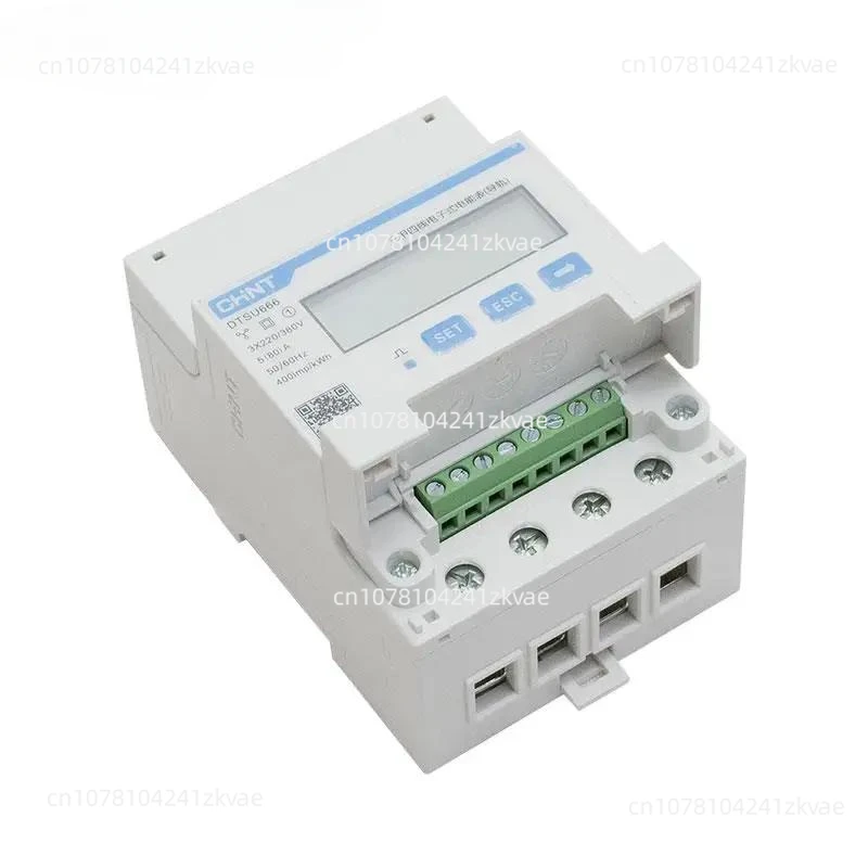 DTSU666 Single Phase DIN-Rail Meter 5(80)A 1.5(6)A (RS485) Power Inverter Electric Meter