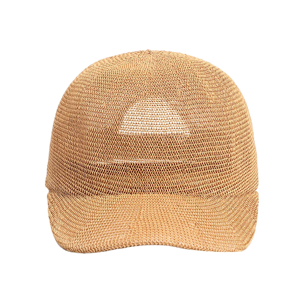Breathable sun shade straw hat for women's summer sun protection baseball caps outdoor sun hats