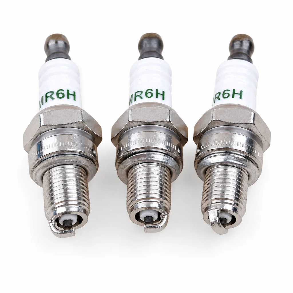 For Husqvarna 130BT 150BT 170BF 170BT 180BF 180BT 350BF 350BT 360BT 370BTS 380BTS 570BTS Backpack Blower Spark Plug CMR6H 3-Pack
