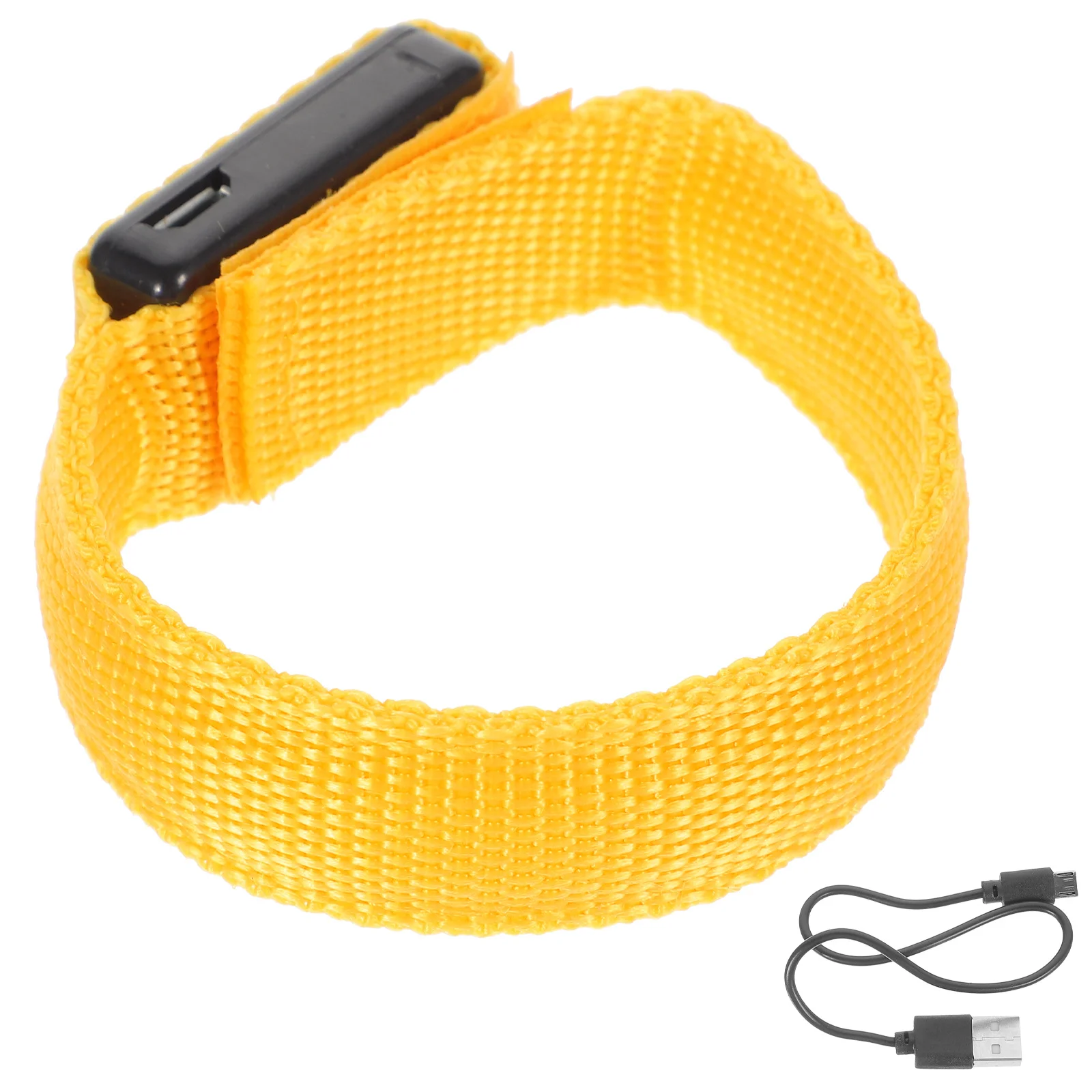 

Glowing Wristband LED Rechargeable Light Up Bracelet for Night Activities Outdoor Sports Party Favors with USB Charging