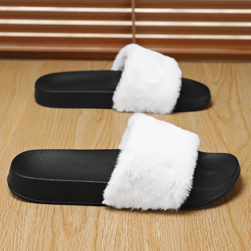 MAEDEF Comfortable Slippers for Men Winter Warm Non-Slip House Shoes Indoor Outdoor Anti-Skid with Plush Fuzzy Lining Slippers - Image 2