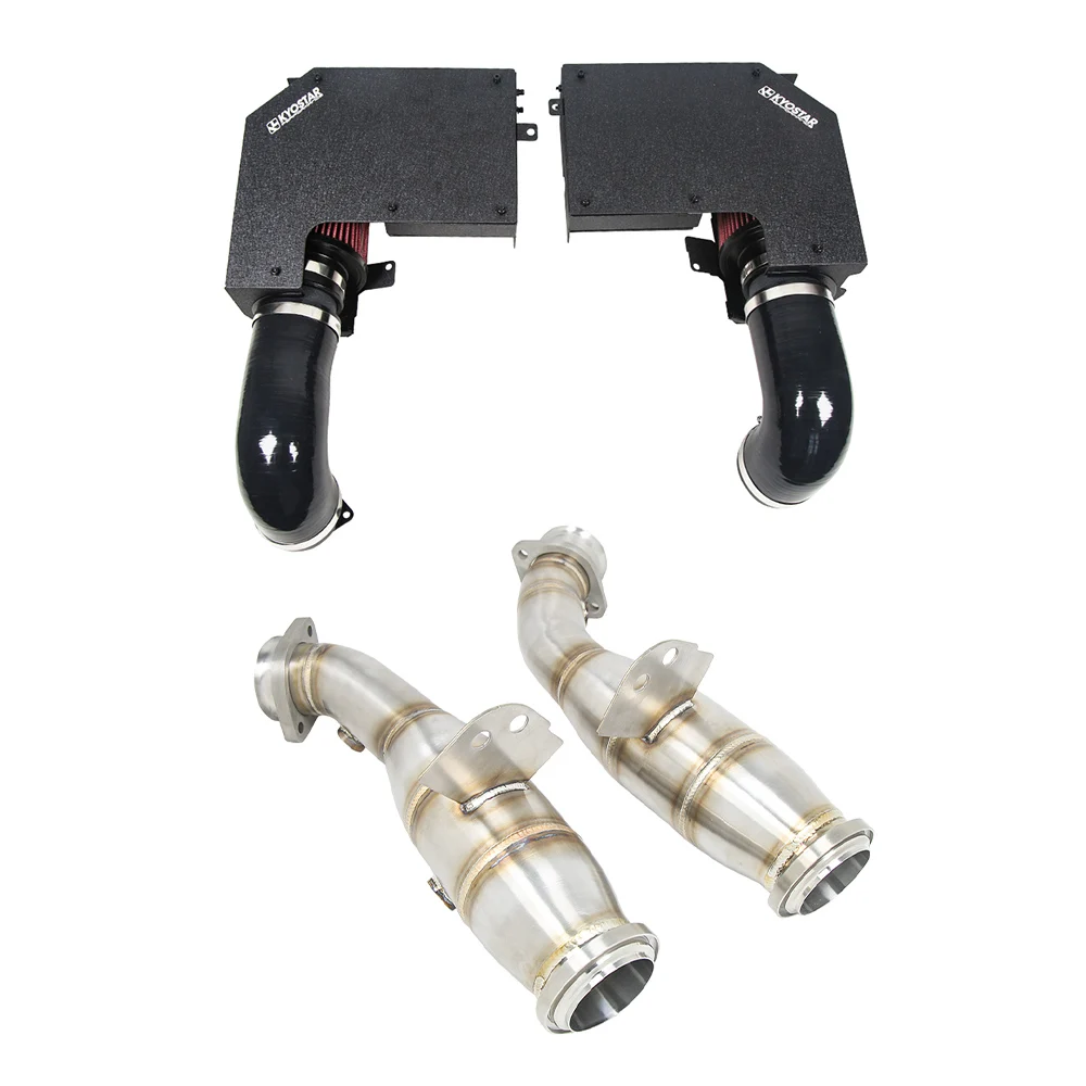 

High Performance Air Intake + Downpipe Kit For C400/C450/C43 /GLC43 - Brand New Upgrade Parts