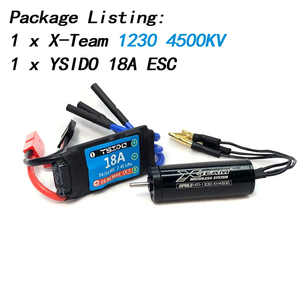 X-team Mini 1222 1230 4500KV 11000KV motore Brushless 18A ESC per mini-z 1/24 1/26 1/32 1/36 telecomando RC Car RC Parts