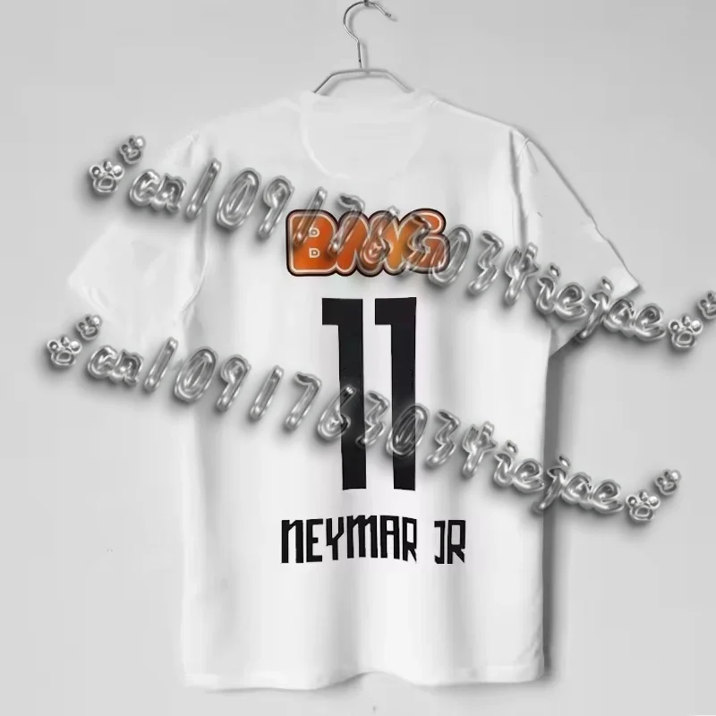 

Brazil Santos Home No. 11 Neymar Jersey Commemorative Retro Jersey Breathable Sports T-shirt Men Wom Moto