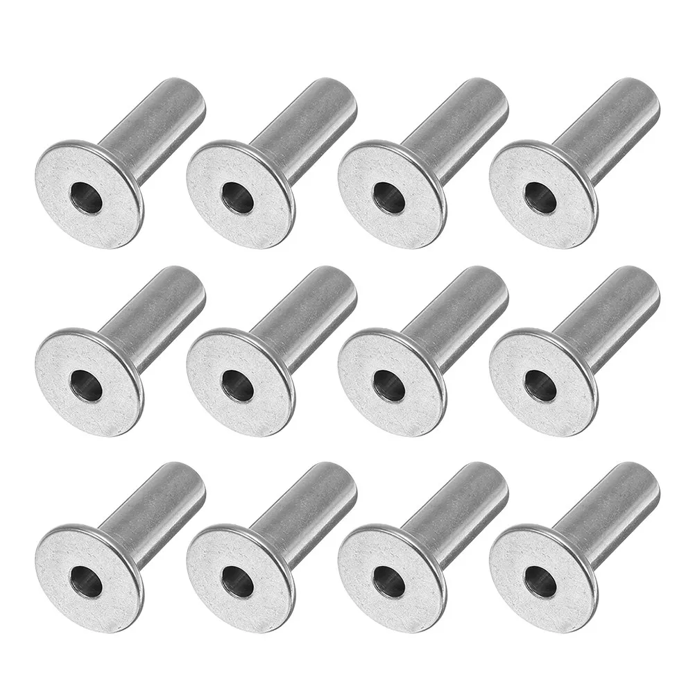 20Pcs Stainless Steel Cable Railing Sleeves Wire Rope Protector Deck Balustrade Fittings for Tension Maintenance and Vibration