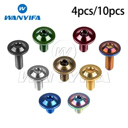 Wanyifa Titanium Bolt M6x10 15 20mm T30 Head Screws for Motorcycle Fastener 4/10pcs
