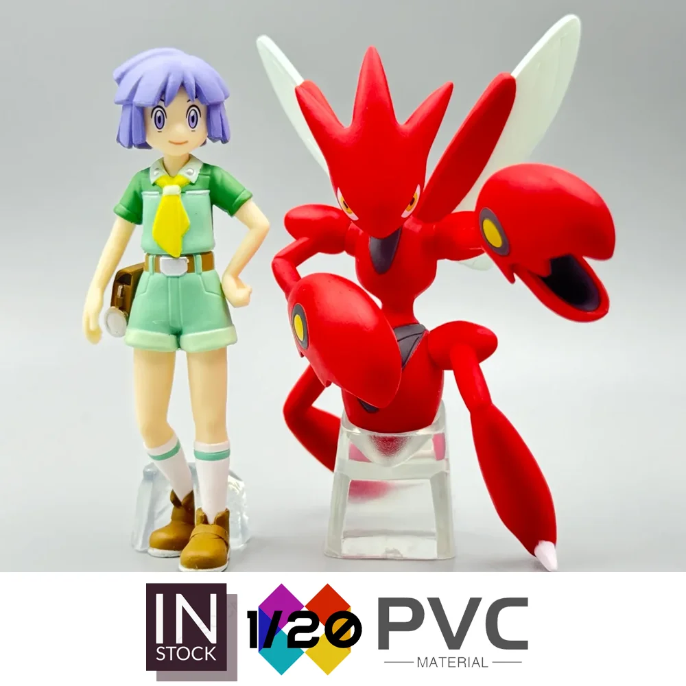 

[In Stock]1/20 PVC Scale World [PVC] Johto region Bugsy & Scizor