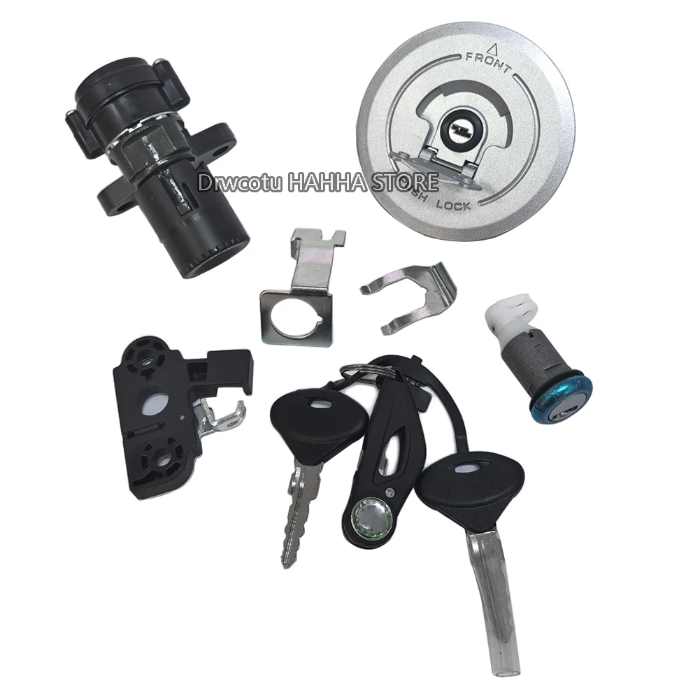 

Ignition Switch Lock Fuel Gas Cap Tank Cover Seat Lock Key Set For Benelli TRK502 TRK502X BJ500GS-A Motorcycle Accessories