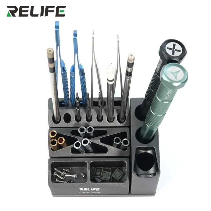 RELIFE RL-001F Multifunctional Combination Storage Box Non-Slip Sturdy Durable Mobile Phone Repair Parts Collection Organizer