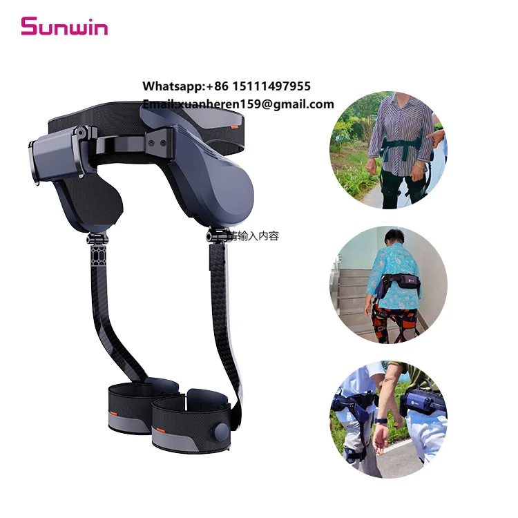 Ultra-Lightweight Intelligent Knee & Hip Exoskeleton Robot Legs for Walking Aid, Stroke Recovery, and Rehabilitation Clinics