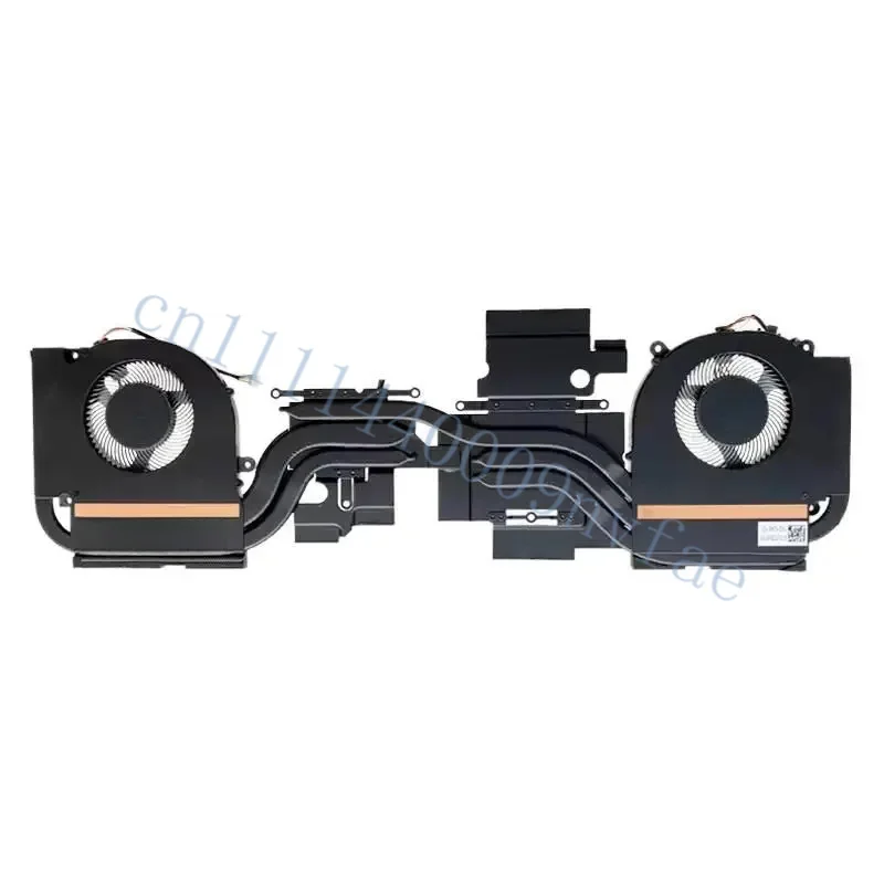 New Laptop CPU+GPU Radiator with fan set for CLEVO 6-31-NP5N2-101 P/N: MQ6X Fan Cooler Module DC5V 0.5A 0.8