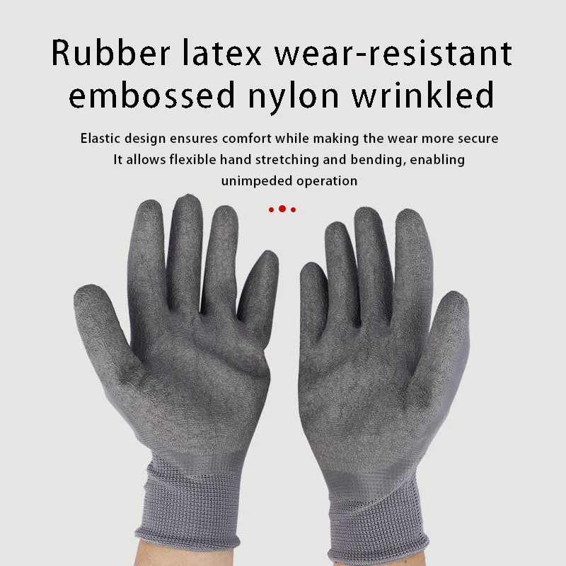 

Anti-Slip Labor Gloves with High Abrasion Resistance New Upgrade for Superior Security Protection