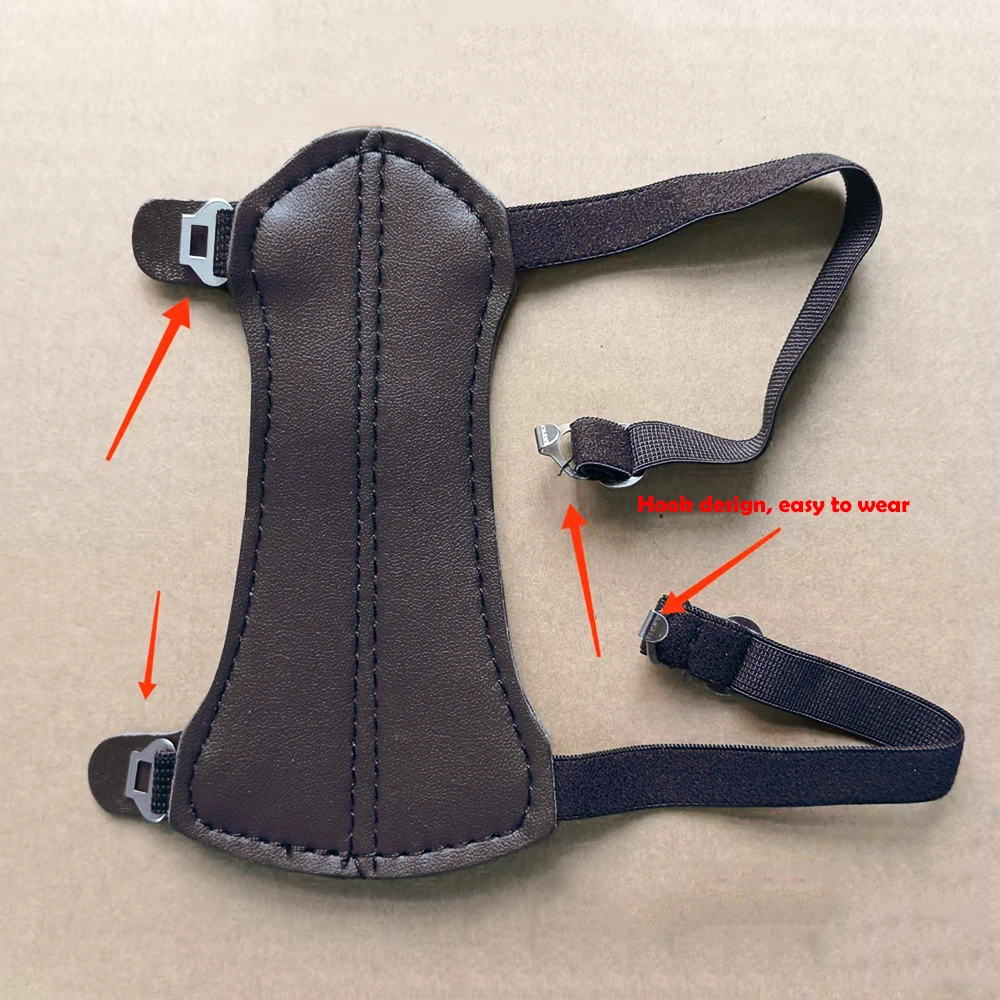 

1PC Leather Archery Equipment Protection Children Forearm Safe Archery Training Accessories Protector Kids Archery Arm Guard
