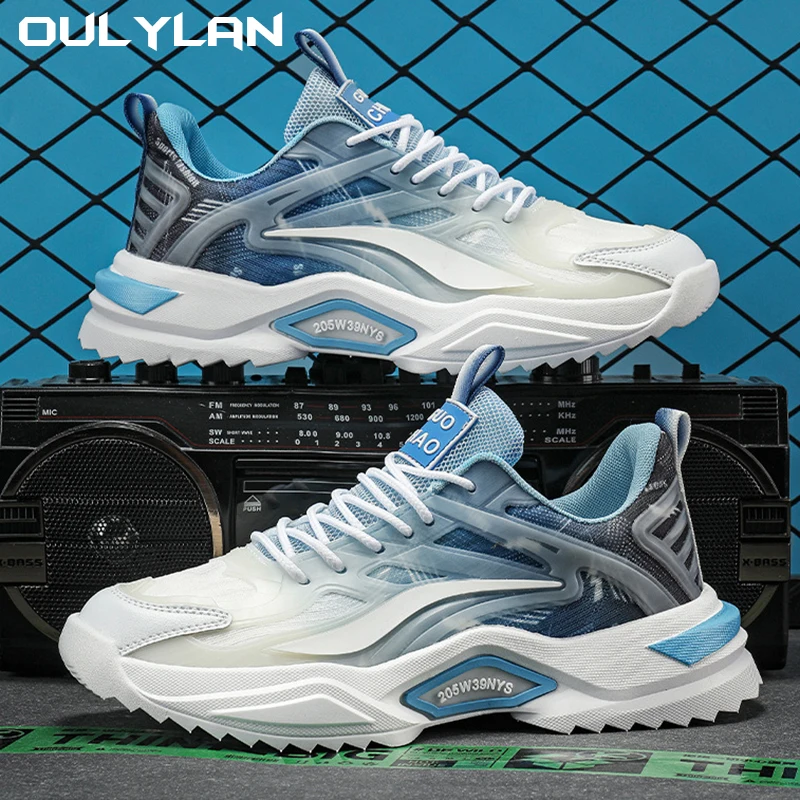 

Oulylan Soft Sneakers Male Walking Tennis Shoes For Men Men Runing Shoes Internal Heightening Comfortable Sports Shoes