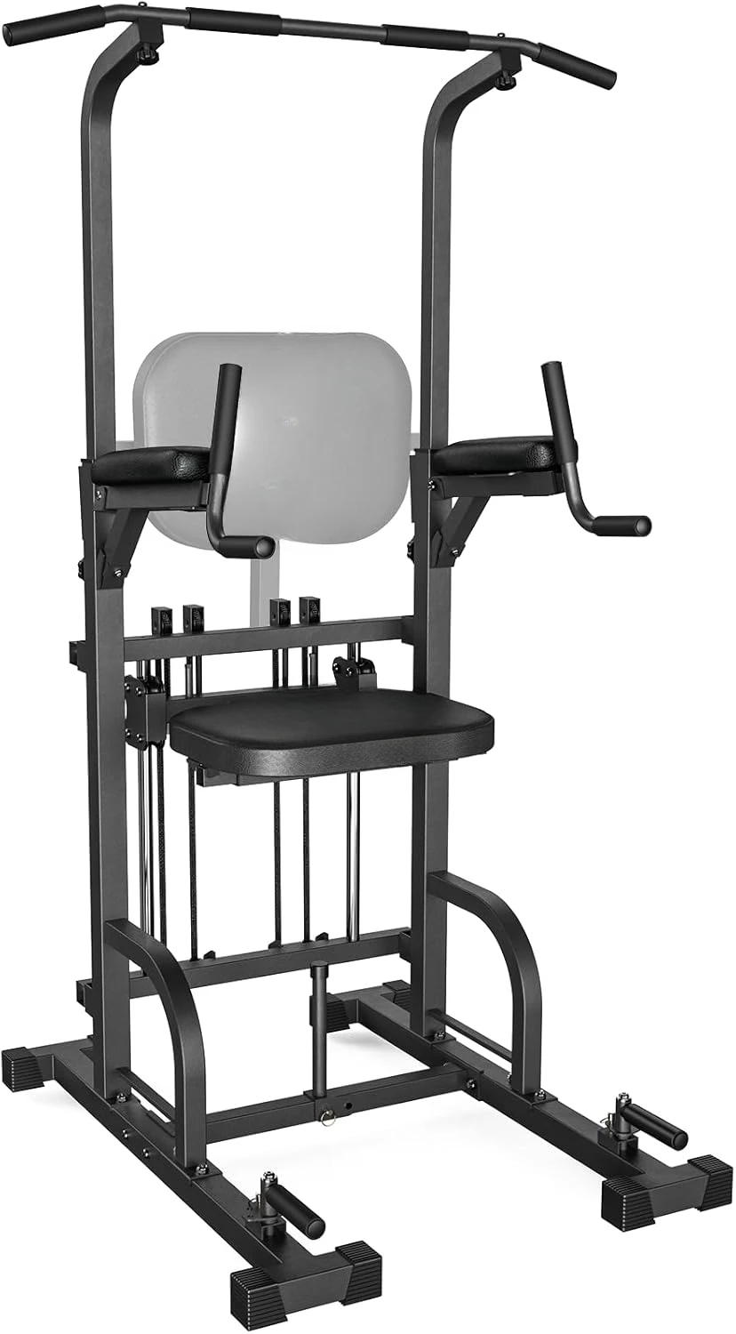 

Power Tower Pull Up Dip Station Assistive Trainer Multi-Function Home Gym Strength Training Fitness Equipment 440LBS