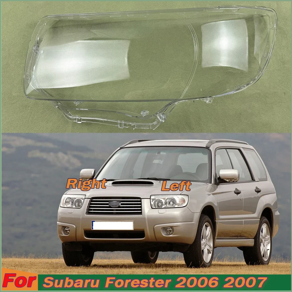 Headlight Cover Replace The Original Lampshade For Subaru Forester 2006 2007 Transparent Headlamp Shell Lampmask Lamp Shade