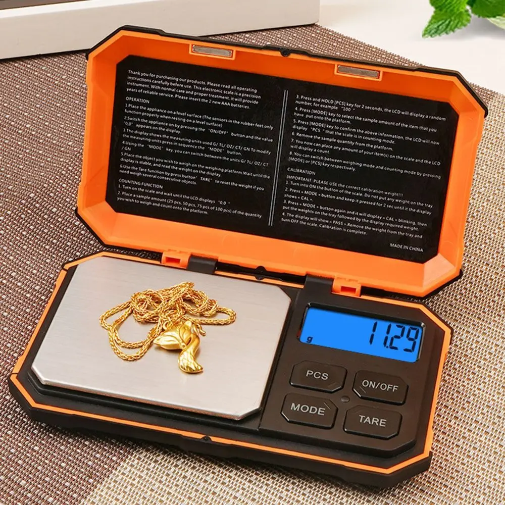 

Mini 500g 0.01g Electronic Scales High Precision Graduation Jewelry Scale with LCD Display Balance Digital Scale Kitchen