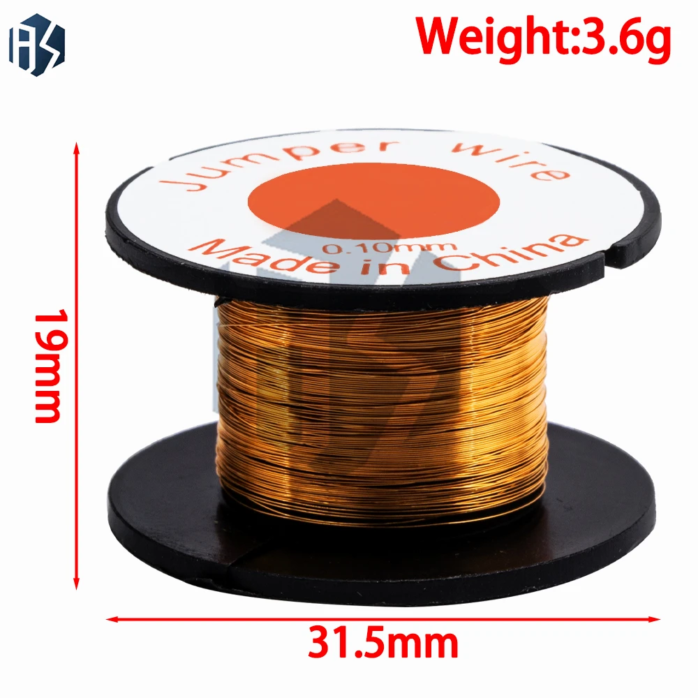 1PCS  0.1mm PCB Link Wire Copper Soldering Wire Maintenance Jump Line PCB Welding Mobile Phone Computer Repair Tools