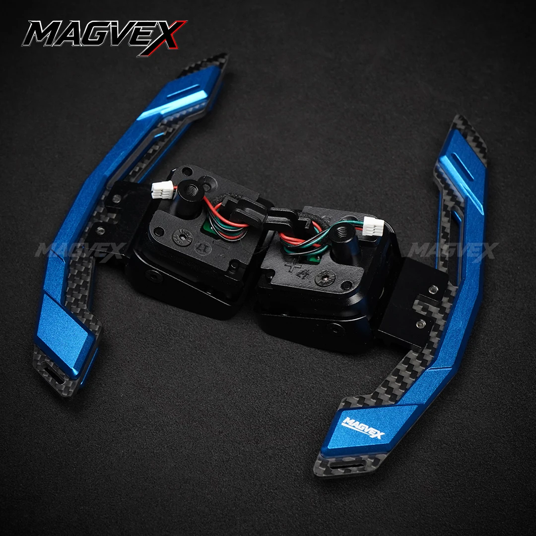 MAGVEX Magnetic Paddle Shifters For AUDI A1 A2 A3 A4 A5 A6 A7 A8 Q2 Q3 Q4 Colored Aluminum Alloy New Multi Color Shift Paddles