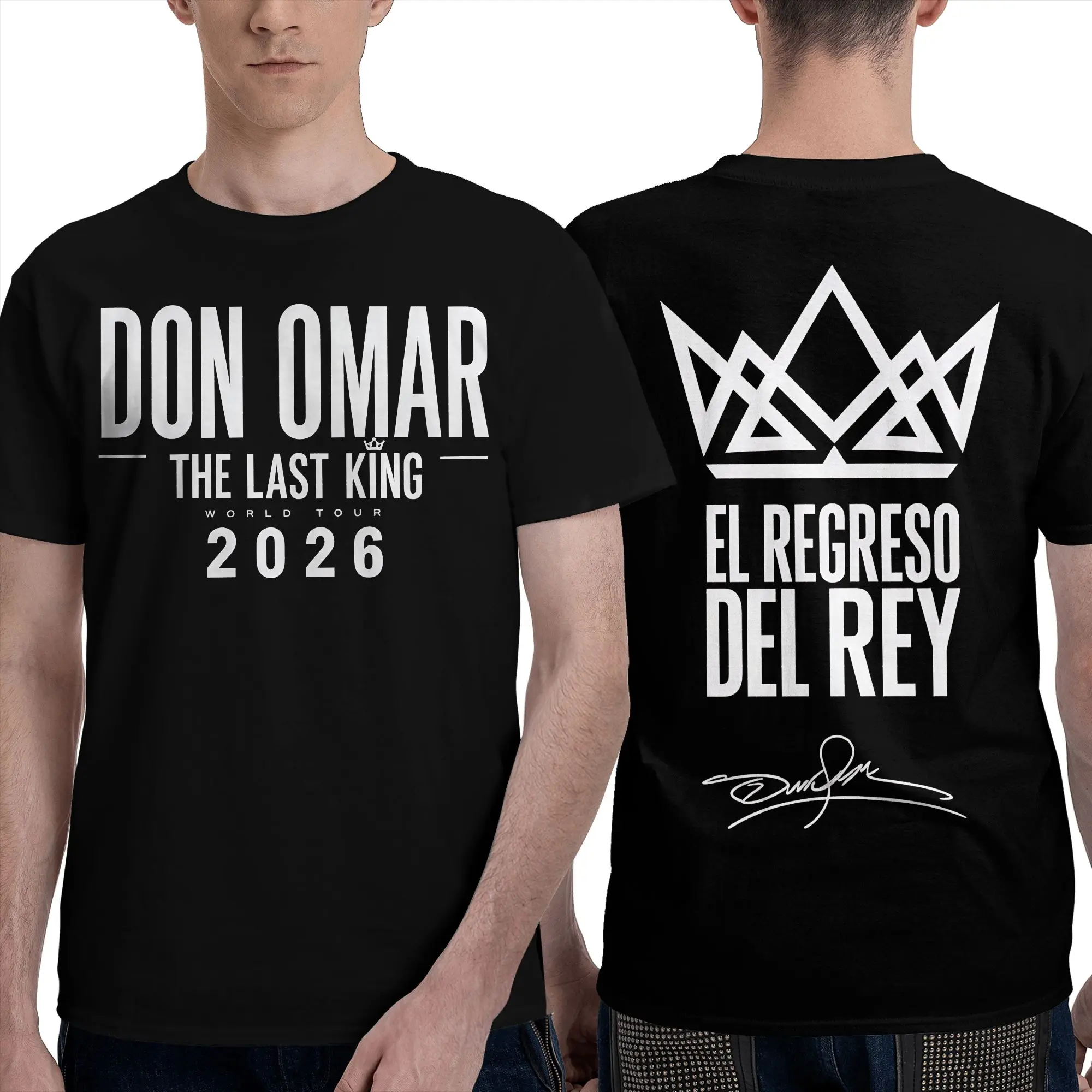 Funny Rapper Don Omar  T-Shirt Men O Neck Pure Cotton T Shirt  Short Sleeve Tee Shirt Plus Size Tops