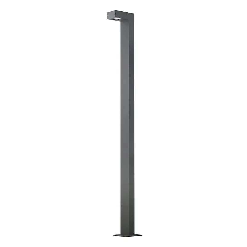 Modern minimalist, column-top garden lamp fixture, aluminum housing, outdoor decorative lamp post, suitable
