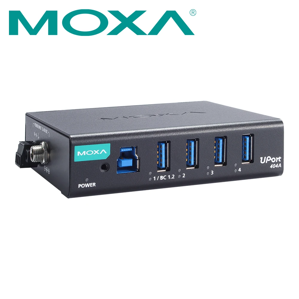 MOXA UPort 404A Industrial USB3.0 4 Port Hub