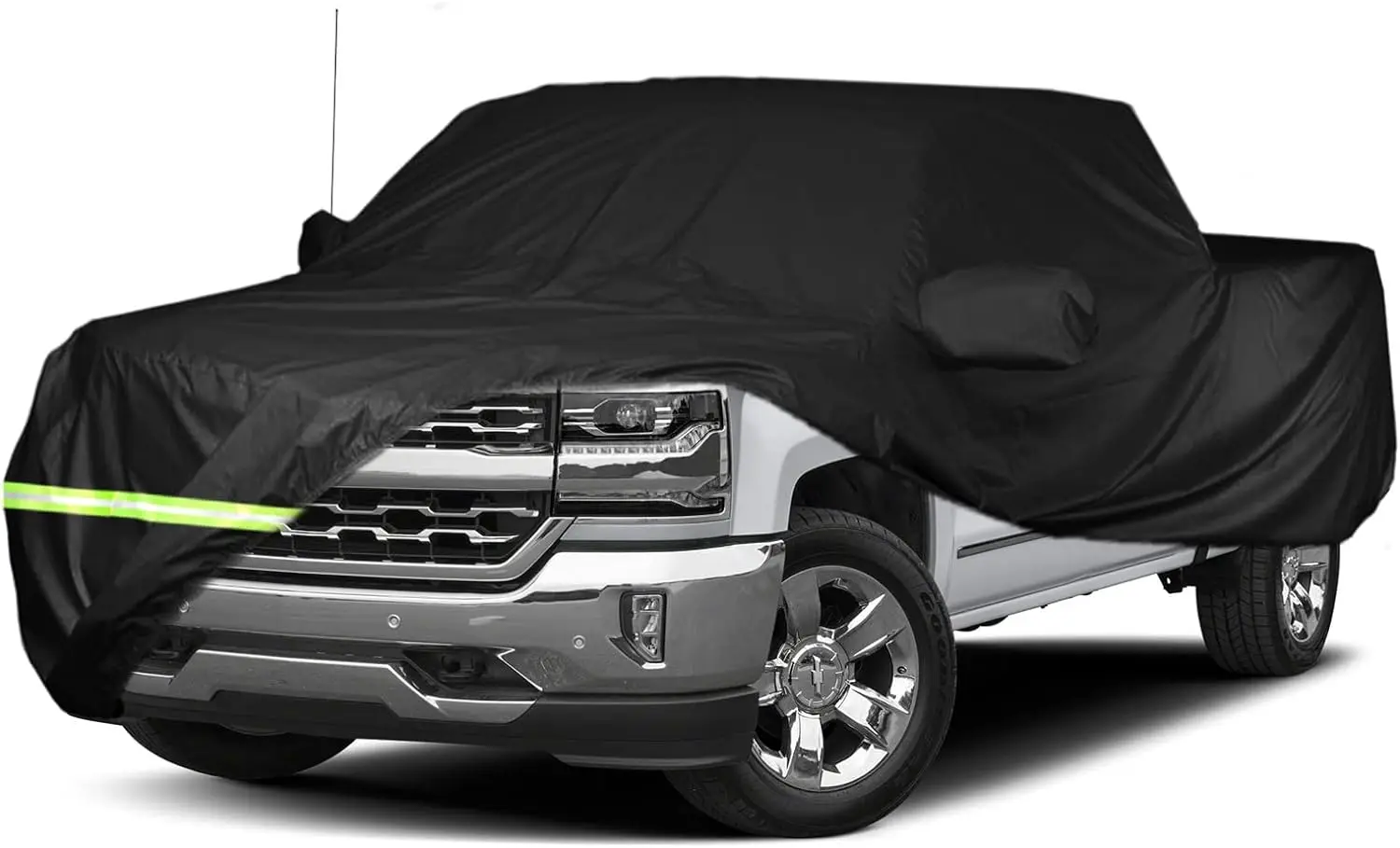 

Waterproof Car Cover for 2000-2022 Chevy Silverado 1500 2500 3500 Crew Cab 6.6ft Short Bed Truck car Cover 190T Covers Custom F