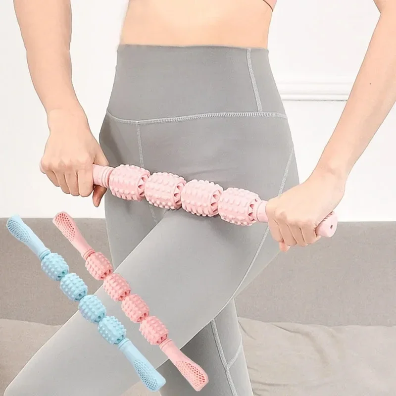 

Four-wheel yoga massage roller bar trigger point body massage anti-cellulite slimming muscle roller to relieve pressure massager