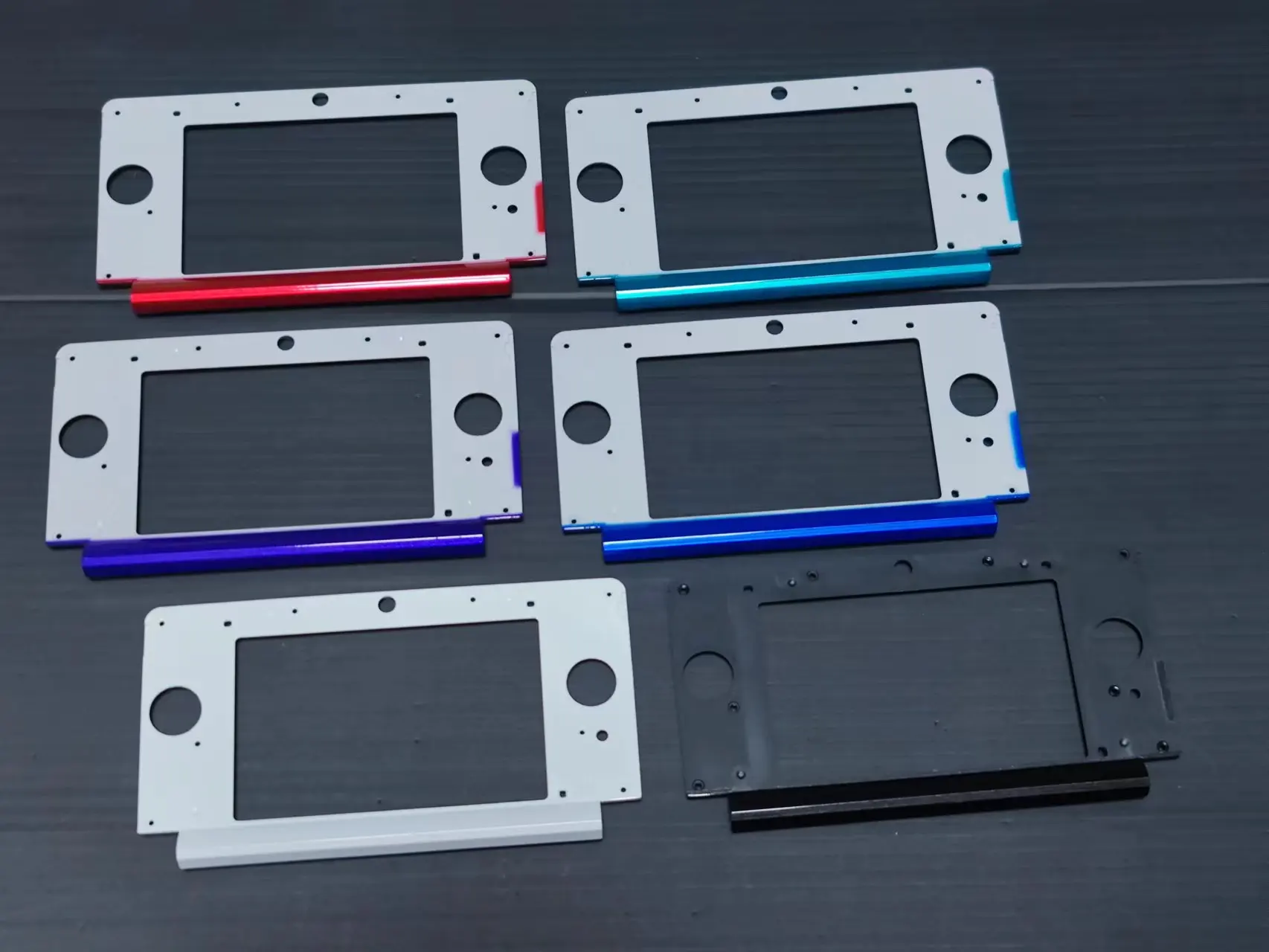 Origina Brand New Bottom Middle Frame Housing Shell Cover Case for Nintend 3DS