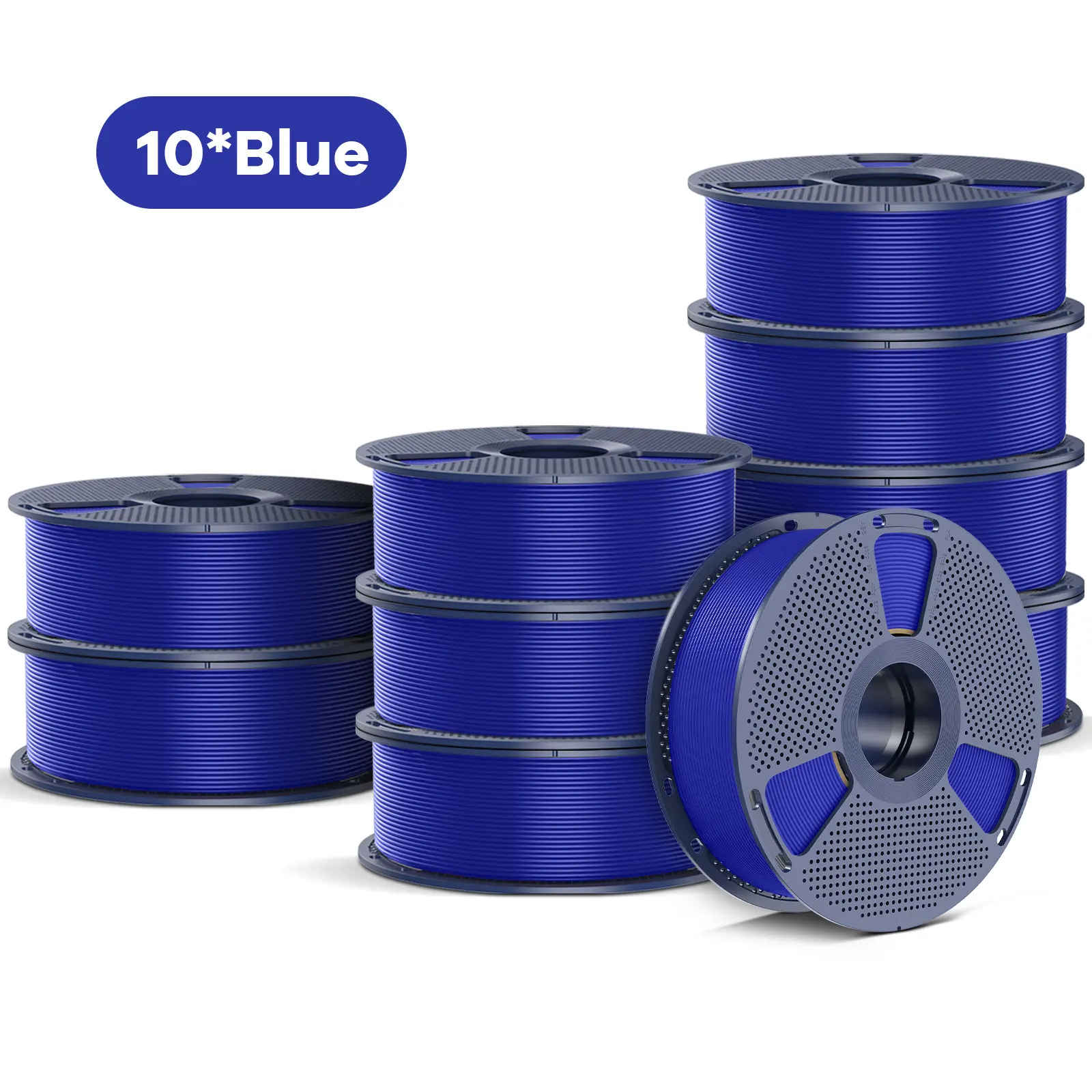 SUNLU PETG Filament 10kg 1,75mm 1 rol/kg (2,2 lbs) Voor 3D-printers Herbruikbare spoel Netjes gewikkeld Print soepel