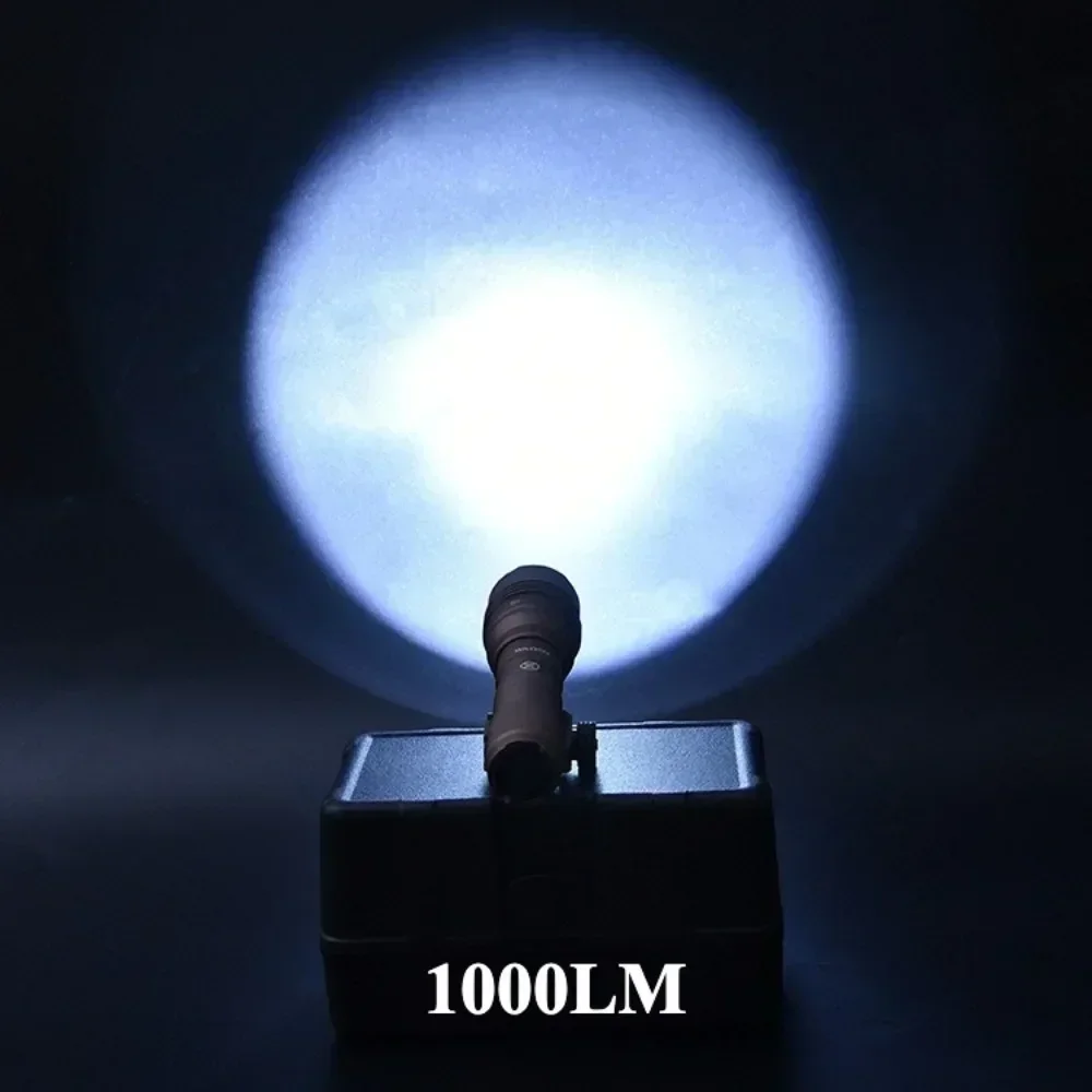 ไฟฉายยุทธวิธี 1000 ลูเมน พร้อมราง MIL-SDT-1913 ใช้ได้กับไฟฉาย LED สำหรับอุปกรณ์เสริมปืนล่าสัตว์กลางแจ้ง