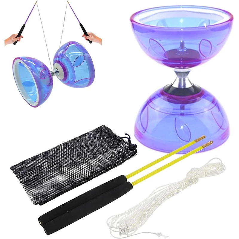 

Новый портативный набор Diabolo для китайского йо-йо Diabolo, оборудование для спортзала, снаряжение для взрослых и детей пожилого возраста, упражнения на ловкость в помещении