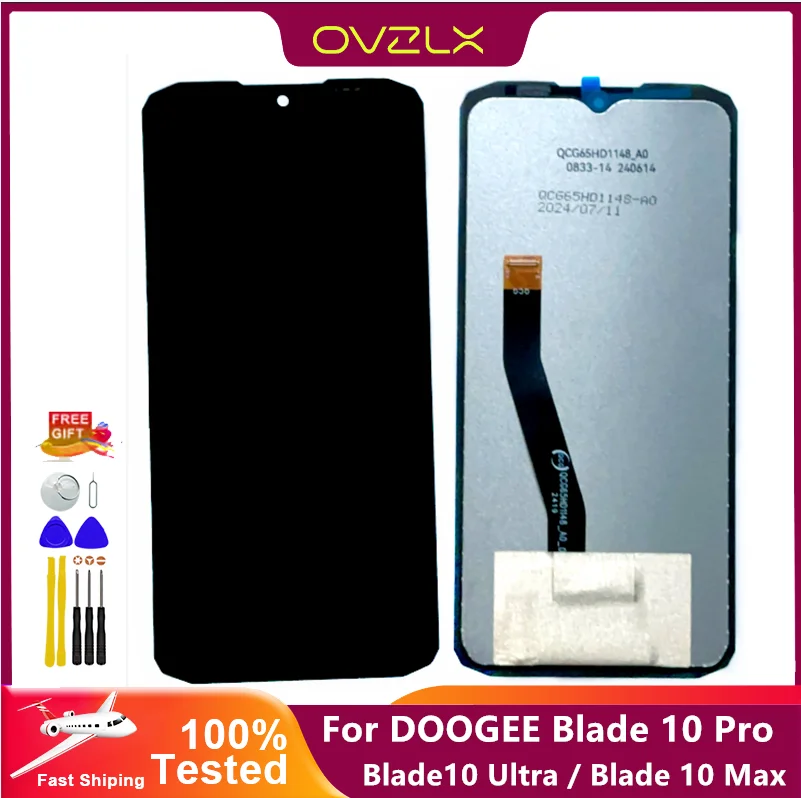 New Original For DOOGEE Blade 10 Pro Blade10 Ultra Blade10 Max LCD display+touch screen sensor replacement for doogee Blade10lcd