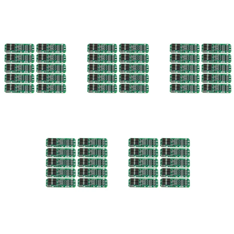 50Pcs 3S 20A BMS 18650 Li-Ion Lithium Battery Charger Module BMS Protection Board PCB 11.1V 12V 12.6V Module