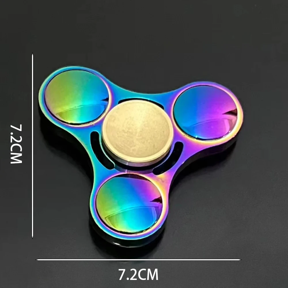 Metal Fingertip Gyroscope Rotator, Silent Bearing Hand Cranked Rotator, Fingertip Gyroscope Anti Anxiety Children's Adult Toy