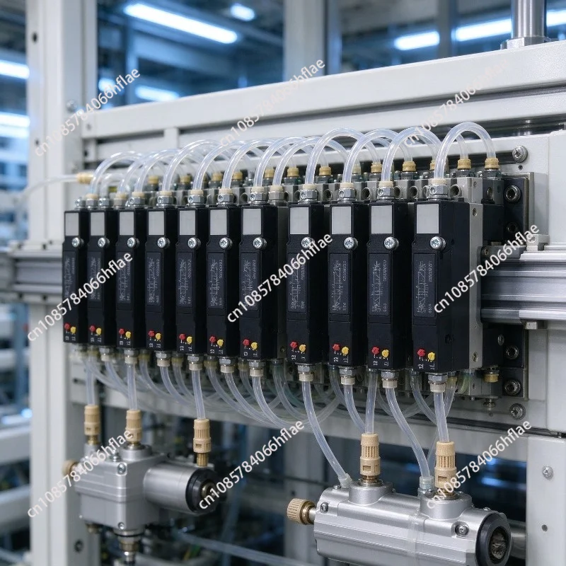 5/2 Way Pneumatic Solenoid Valve HF03-LG Series, Valve Island Pneumatic Control Valve 0820055101/0820055501/601/051/001/201