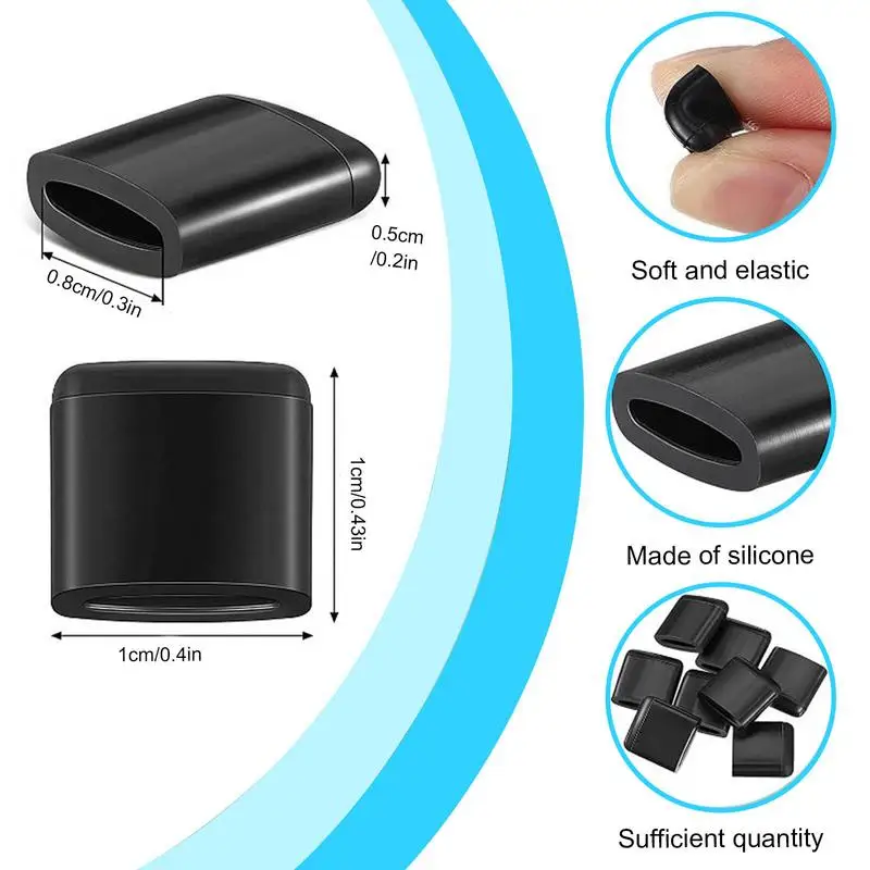 Air Fryer Rubber Feet Silicone 10 PCS Air Fryer Rubber Bumpers Anti-scratches Protective Covers 10 PCS Anti-scratches Protective