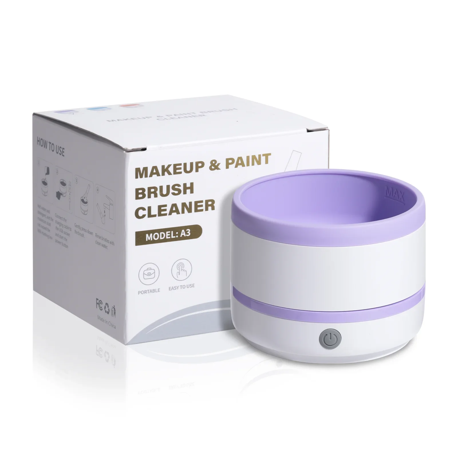 

# Hot Sales Profession Electric Makeup Brush Cleaner Quick Cleaning Make Up Brush Washing Tool Electric Makeup Brush Cleaner Mac