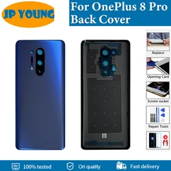Original Gorilla Glass For OnePlus 8 Pro Rear Housing Cover For OnePlus 8 Pro Back Cover Door Replacement Hard Battery Case