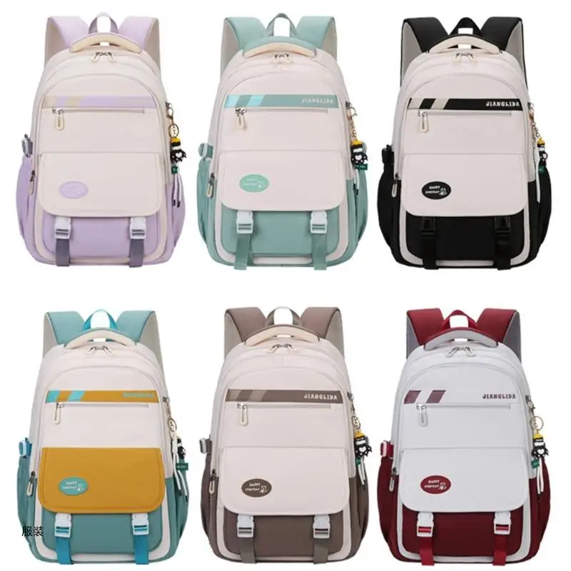 D0UD Modern School Backpack Functional and Fashionable School Bag Laptop Backpacks