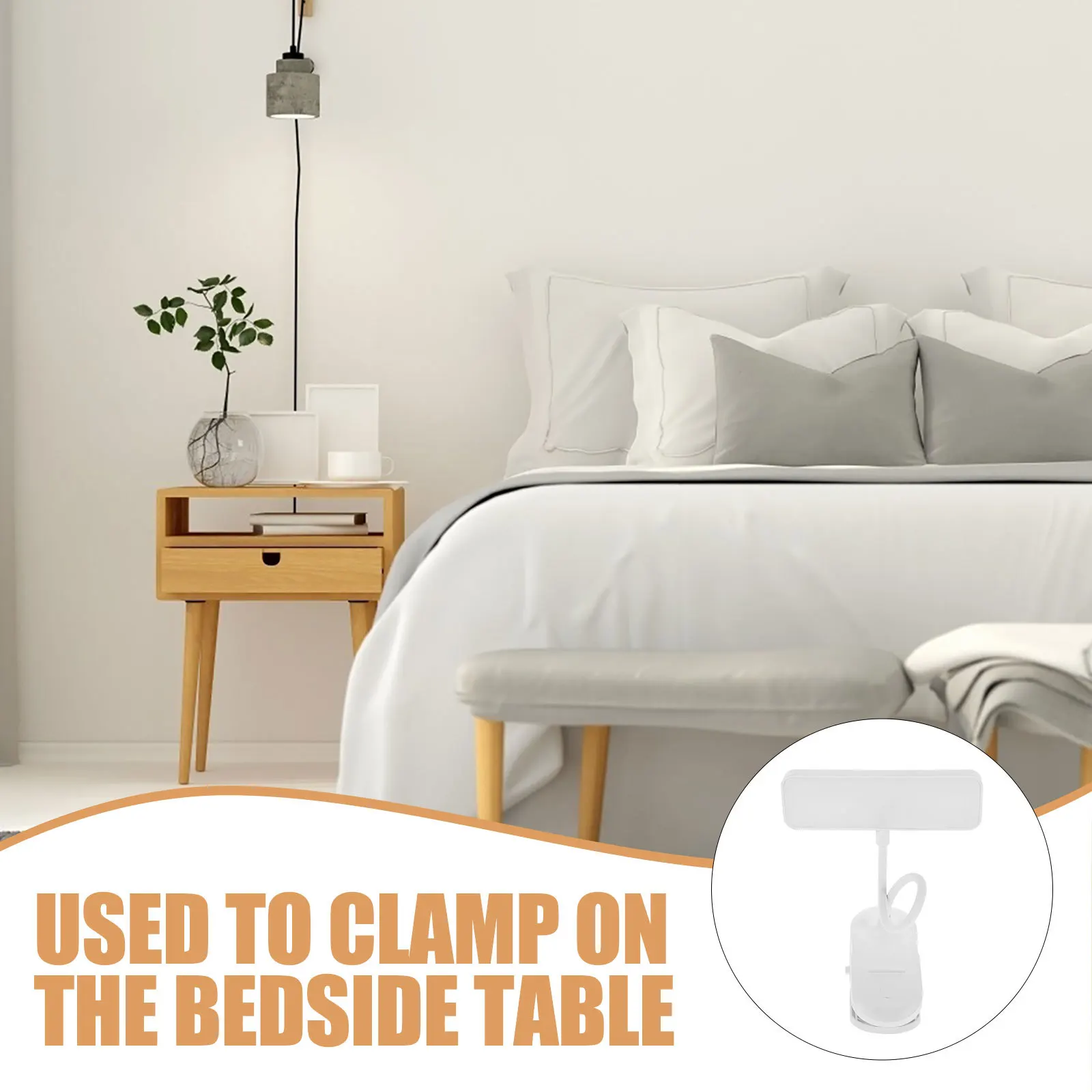 

Adjustable Brightness Led Reading Clip On Desk Bedside Portable Light Rechargeable Clip On Lamp Rechargeable Desk Lamp Led