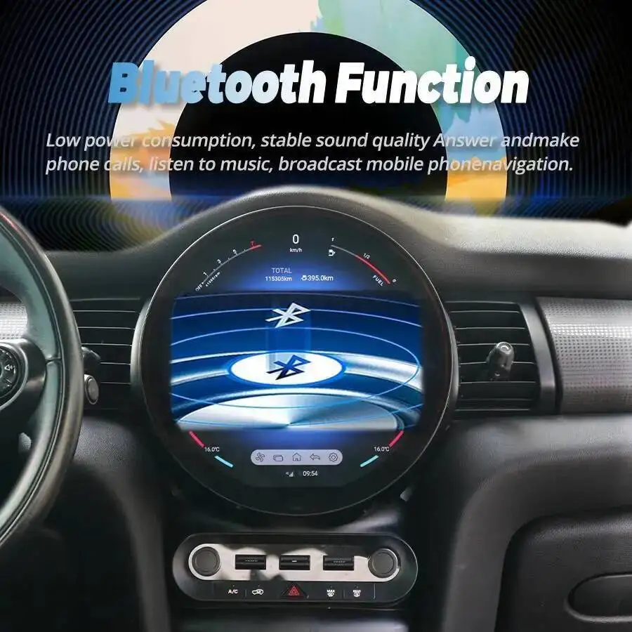 

Мультимедийный плеер Carplay для BMW Mini One F55 Cooper F56 Clubman F54 2014-2020, навигация, GPS, стерео, авторадио, 11,8 дюйма, Android