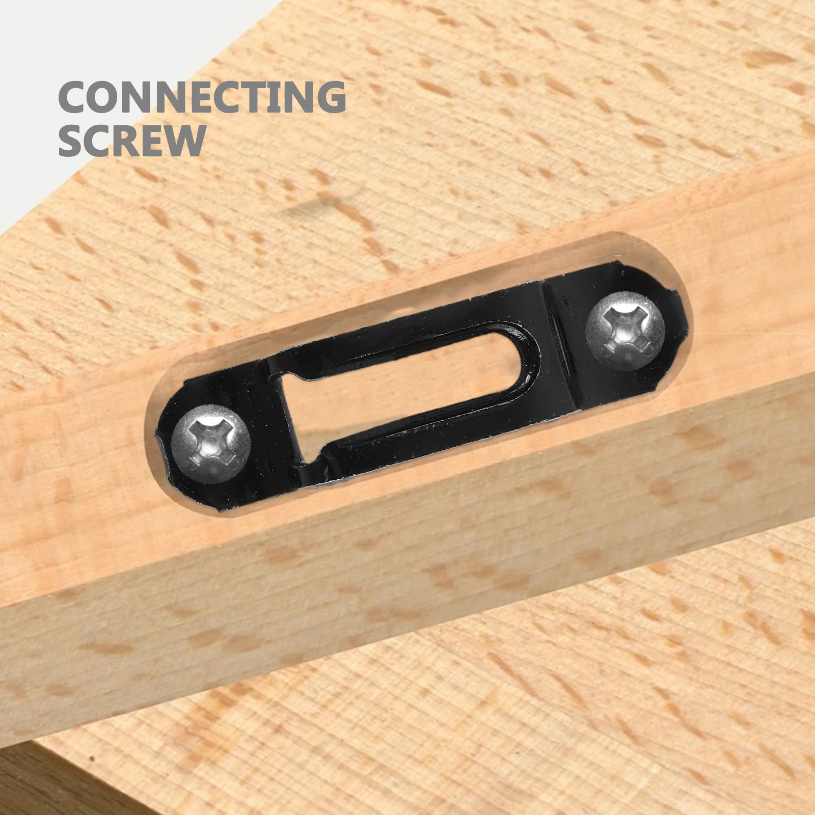 100Pcs Invisible Furniture Combination Buckle Full-Open Fastener Kit Durable Iron Furniture Connector Hardware